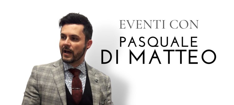Copertina pagina eventi con Pasquale Di Matteo