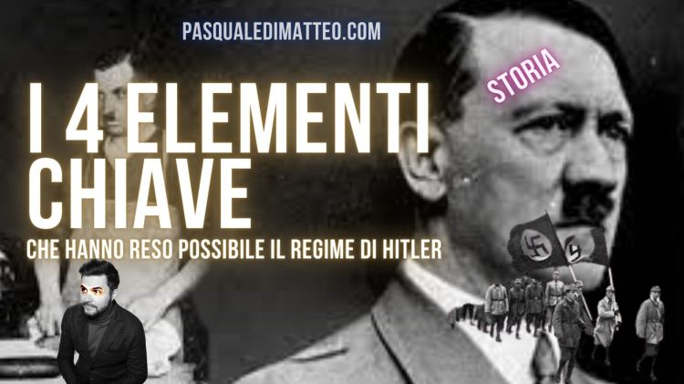 Copertina dell'articolo di Pasquale Di Matteo, I 4 ELEMENTI CHIAVE CHE HANNO RESO POSSIBILE IL REGIME DI HITLER
