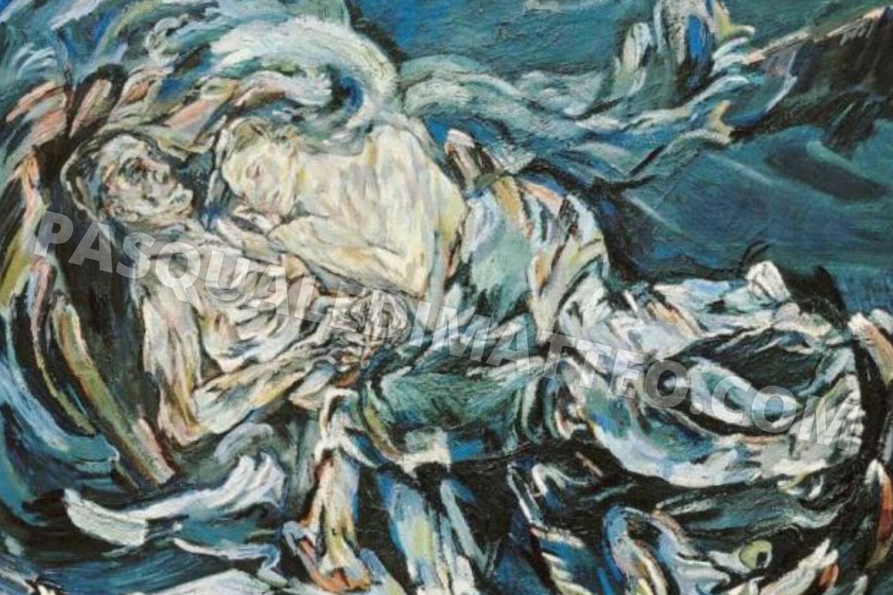 LA SPOSA DEL VENTO – Oskar Kokoschka – vista da Pasquale Di Matteo