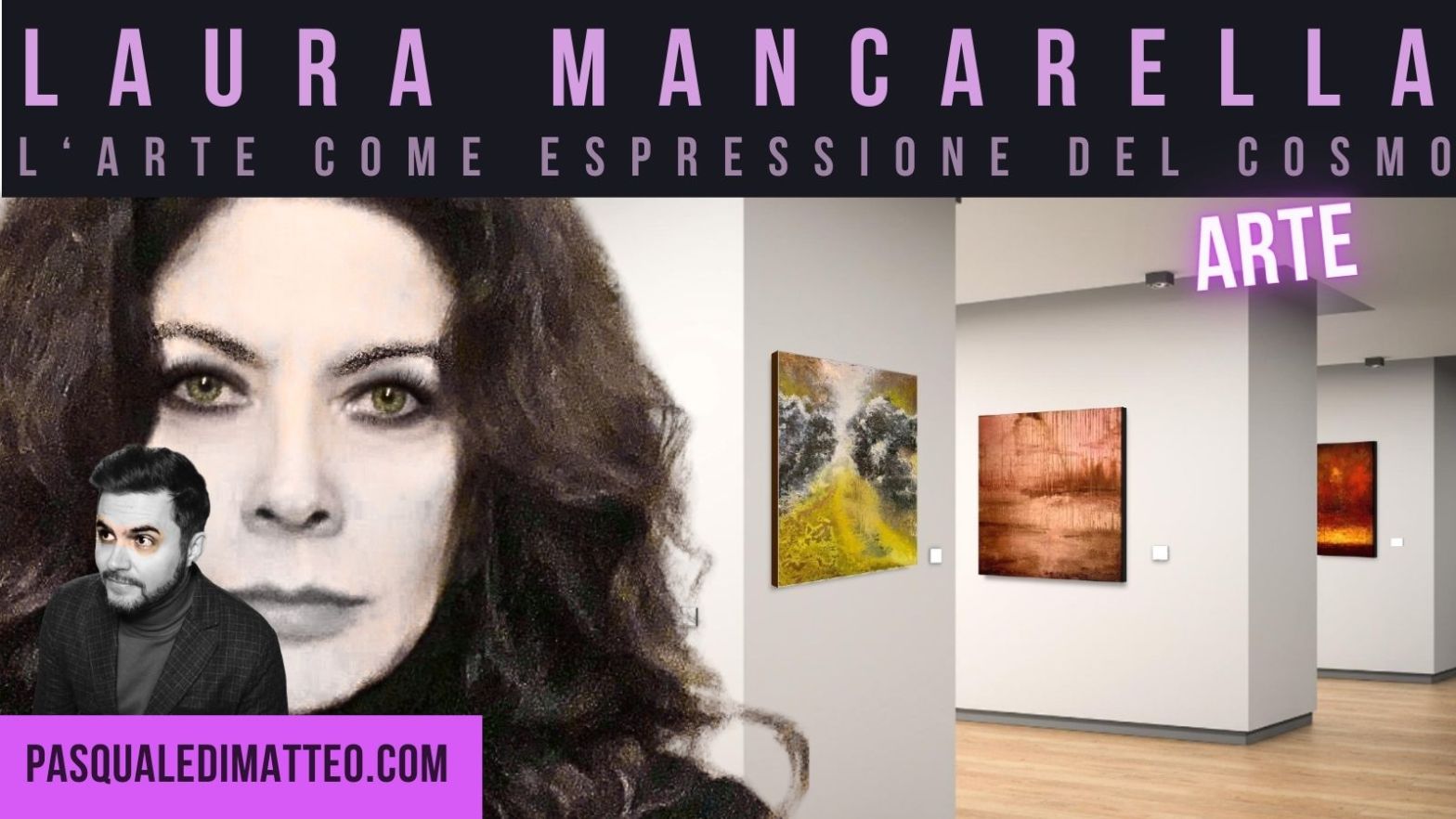 Copertina dell'articolo sulla pittrice milanese e del Lago d'Endine, Laura Mancarella.