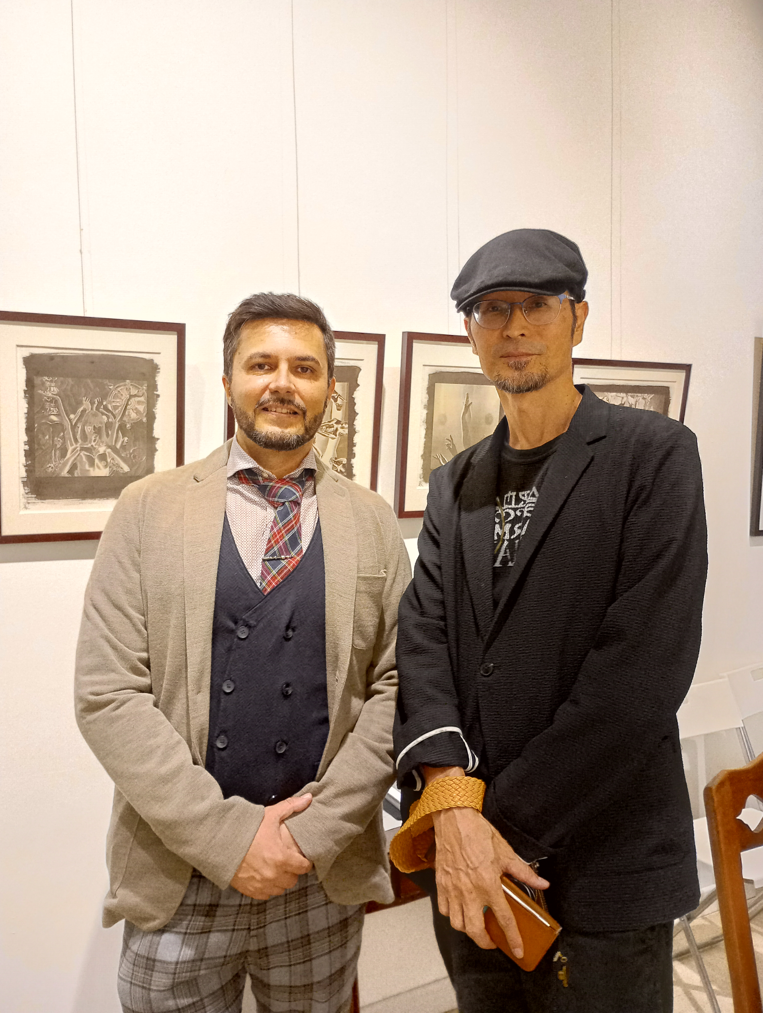 Critico d'arte Pasquale Di Matteo con Seizo Mori