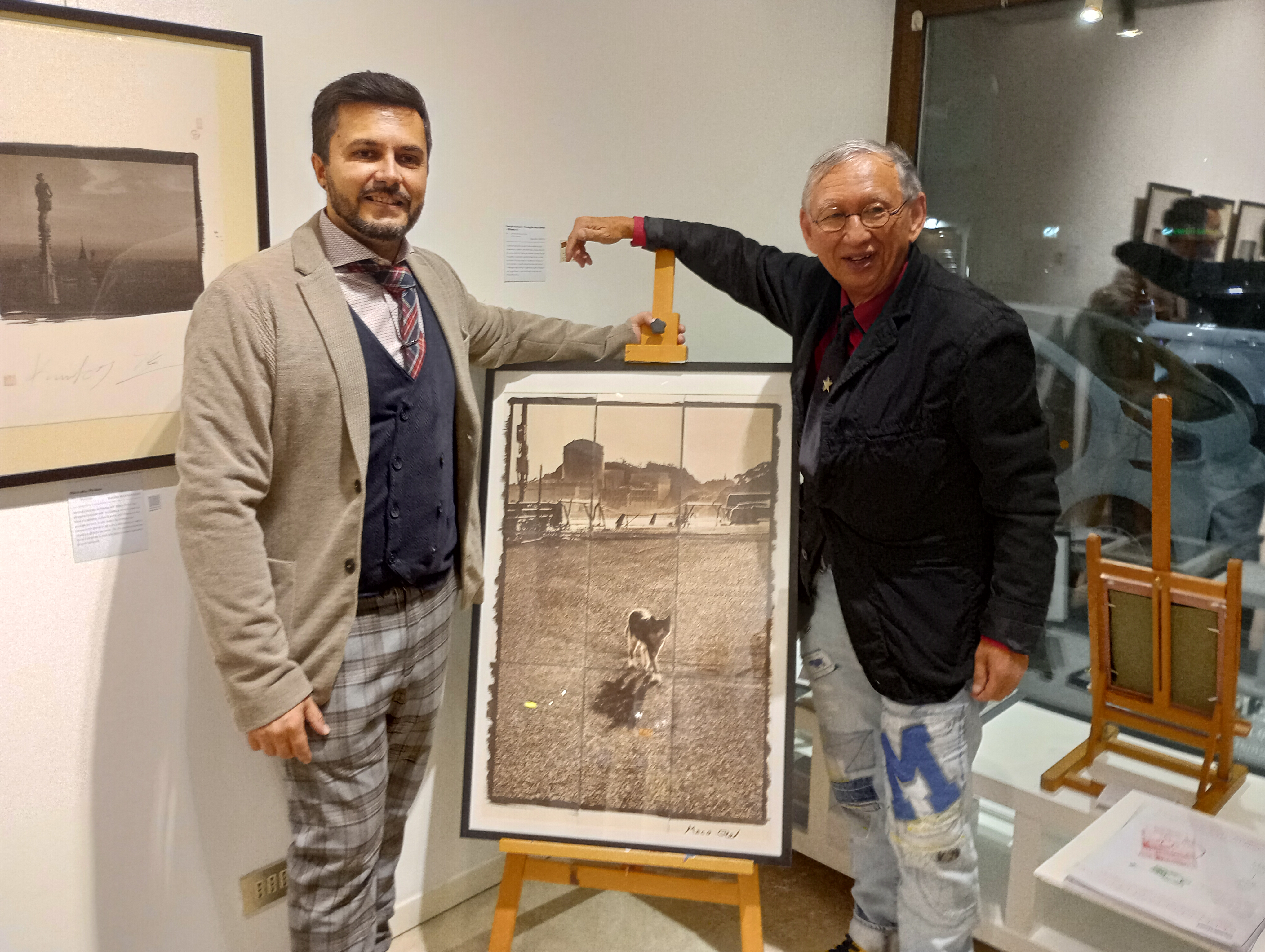 Critico d'arte Pasquale Di Matteo con Maco