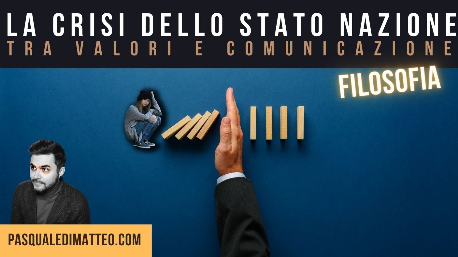 Copertina dell'articolo dello scrittore Pasquale Di Matteo sulla crisi di valori e identità