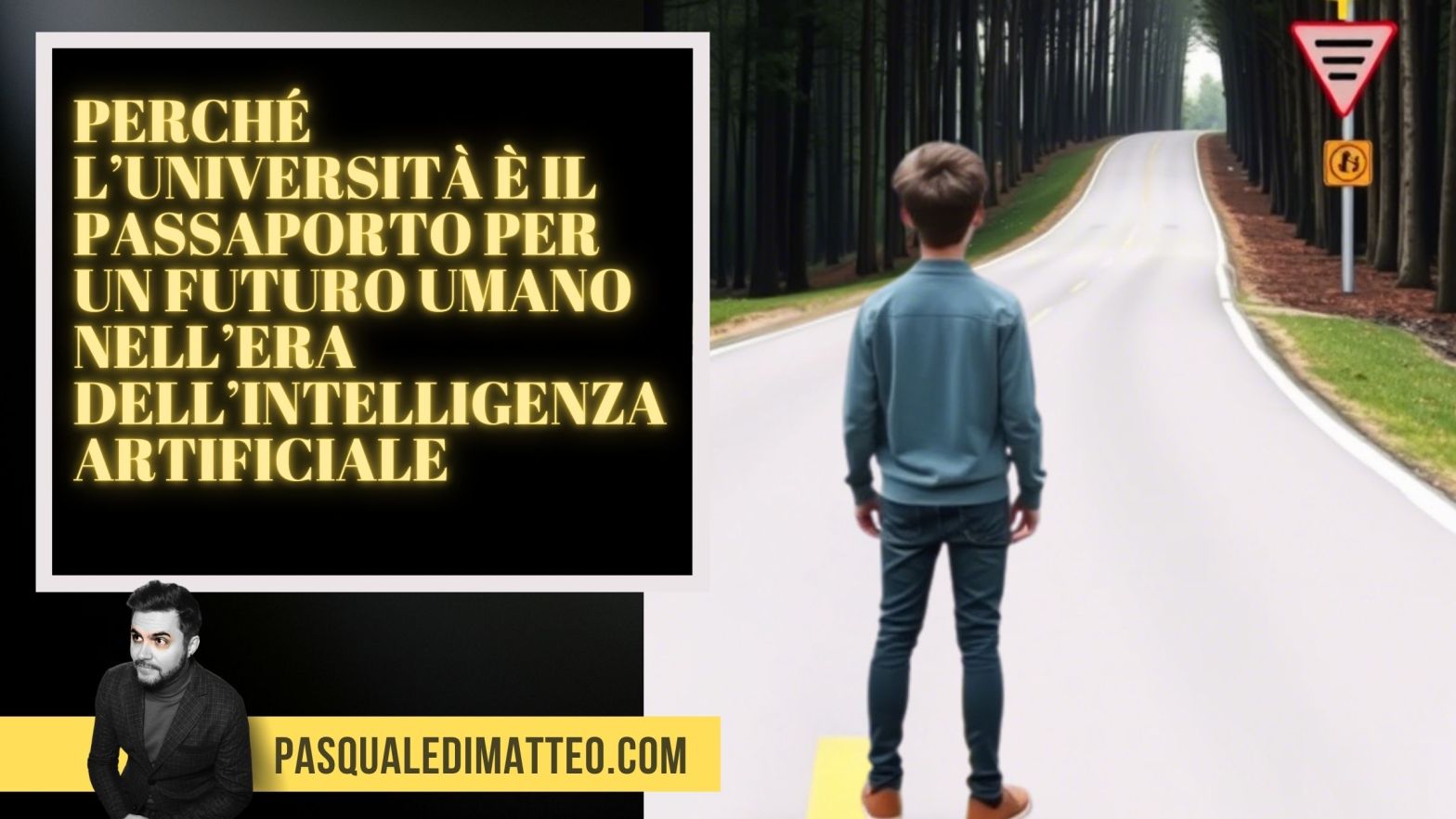 Immagine di copertina dell'articolo di Pasquale Di Matteo sul futuro della scuola e del mondo