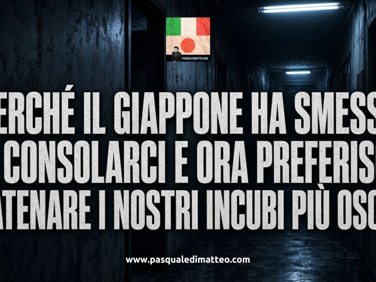 PERCHÉ IL GIAPPONE HA SMESSO DI CONSOLARCI E ORA PREFERISCE SCATENARE I NOSTRI INCUBI PIÙ&nbsp;OSCURI